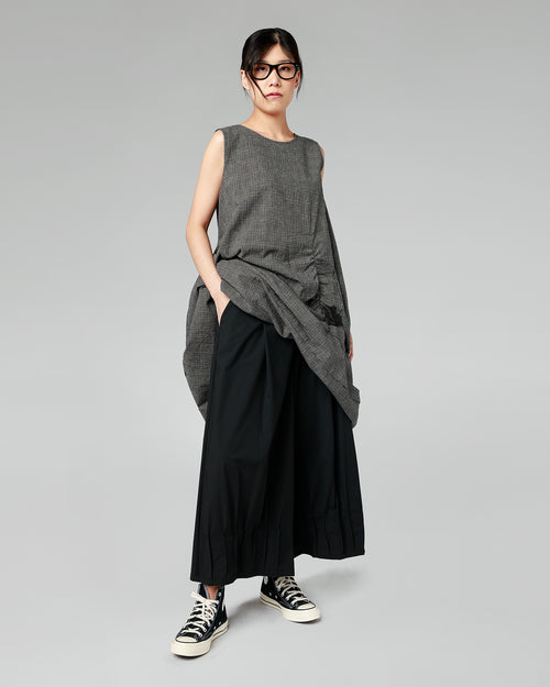 KLEID AUS MICRO HOUNDSTOOTH-STOFF