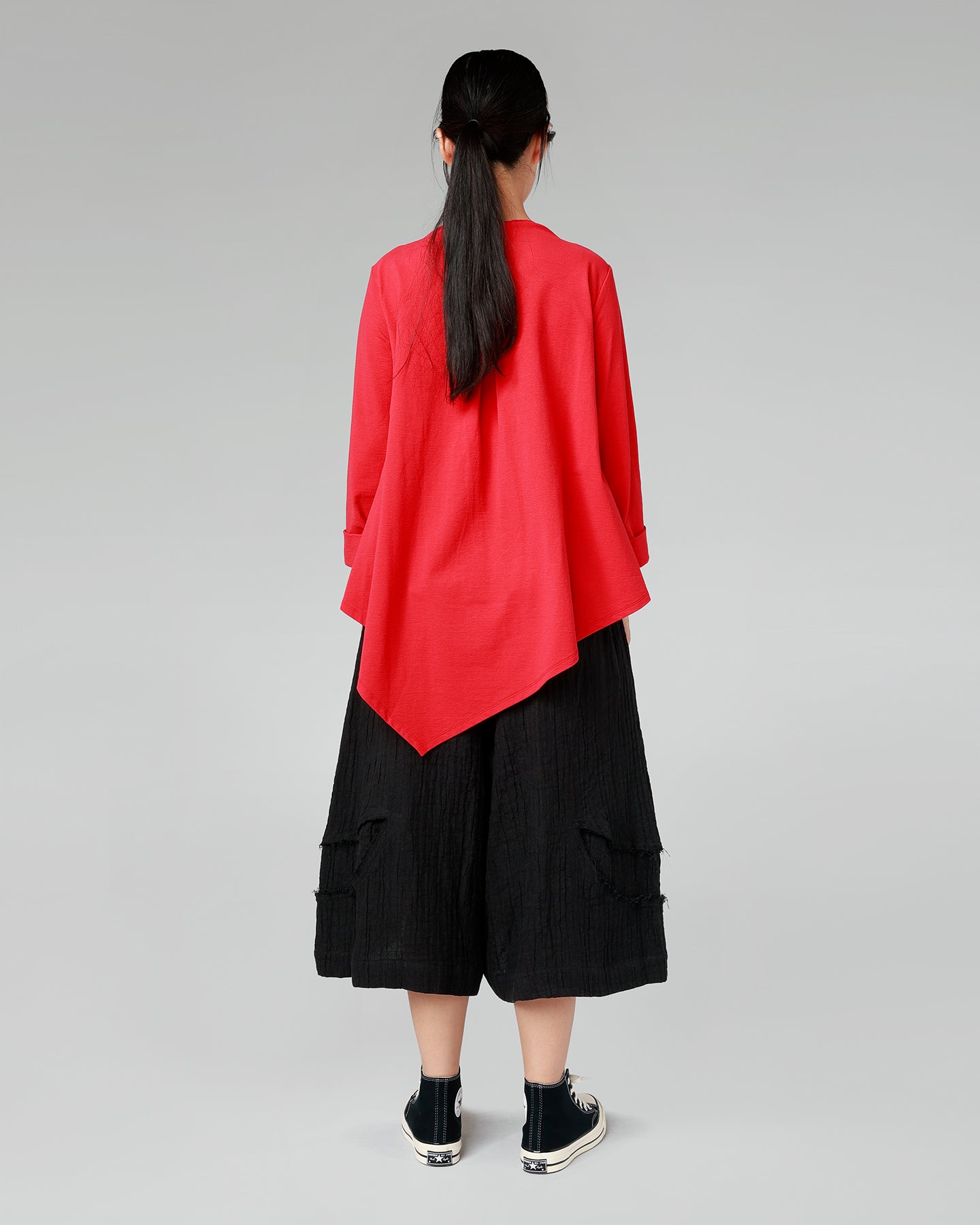 BLUSE AUS BAUMWOLLMISCHUNG