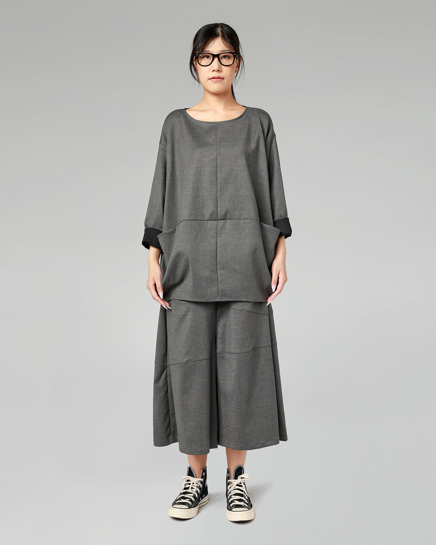 BALLOON LINE BLOUSE