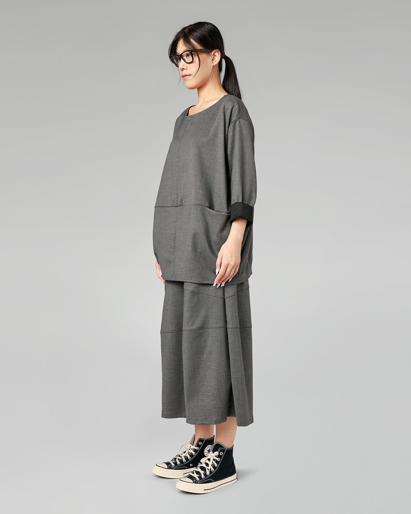 BALLOON LINE BLOUSE