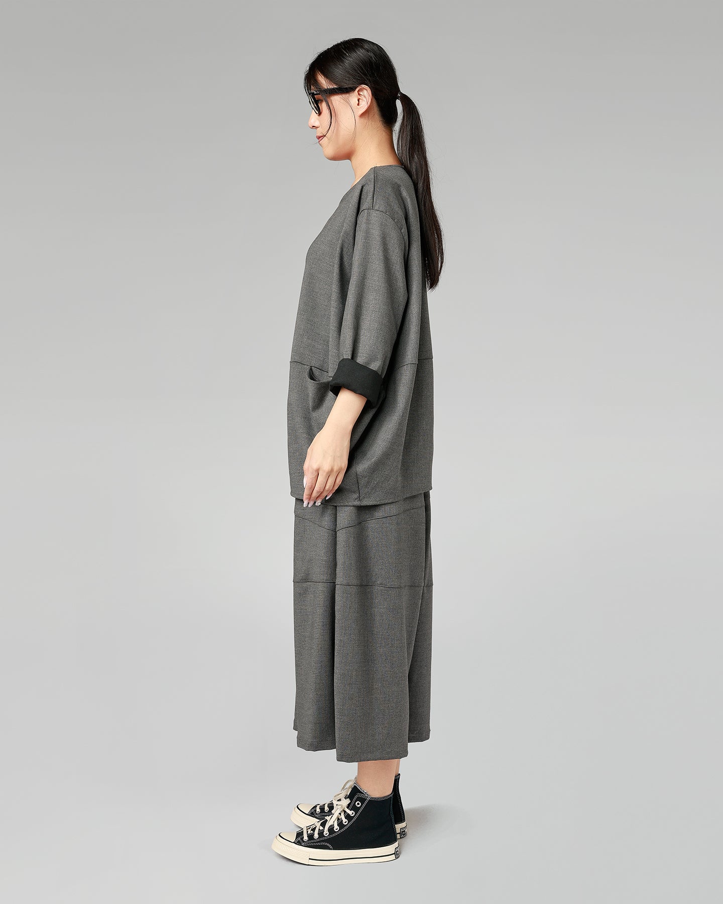 BALLOON LINE BLOUSE
