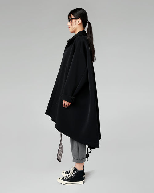FLARED NEOPRENE COAT