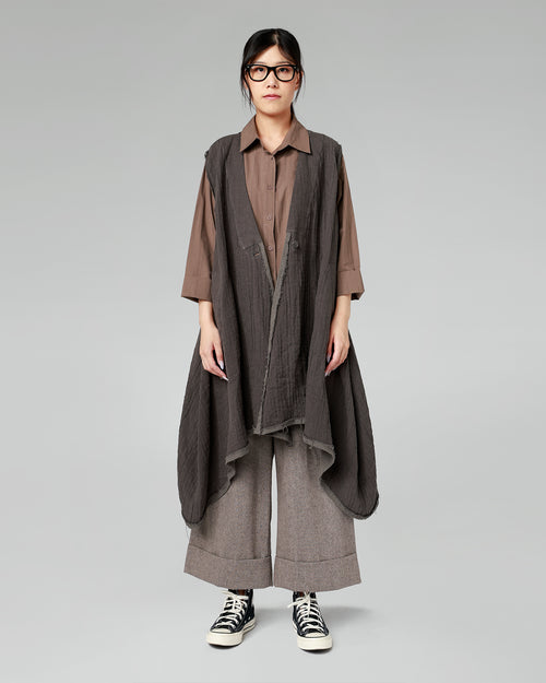 FRAYED VEST