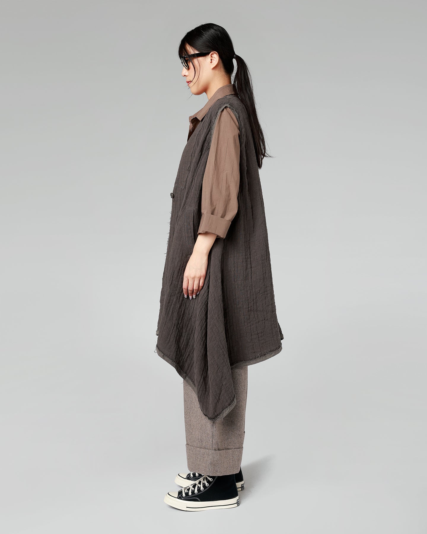 FRAYED VEST
