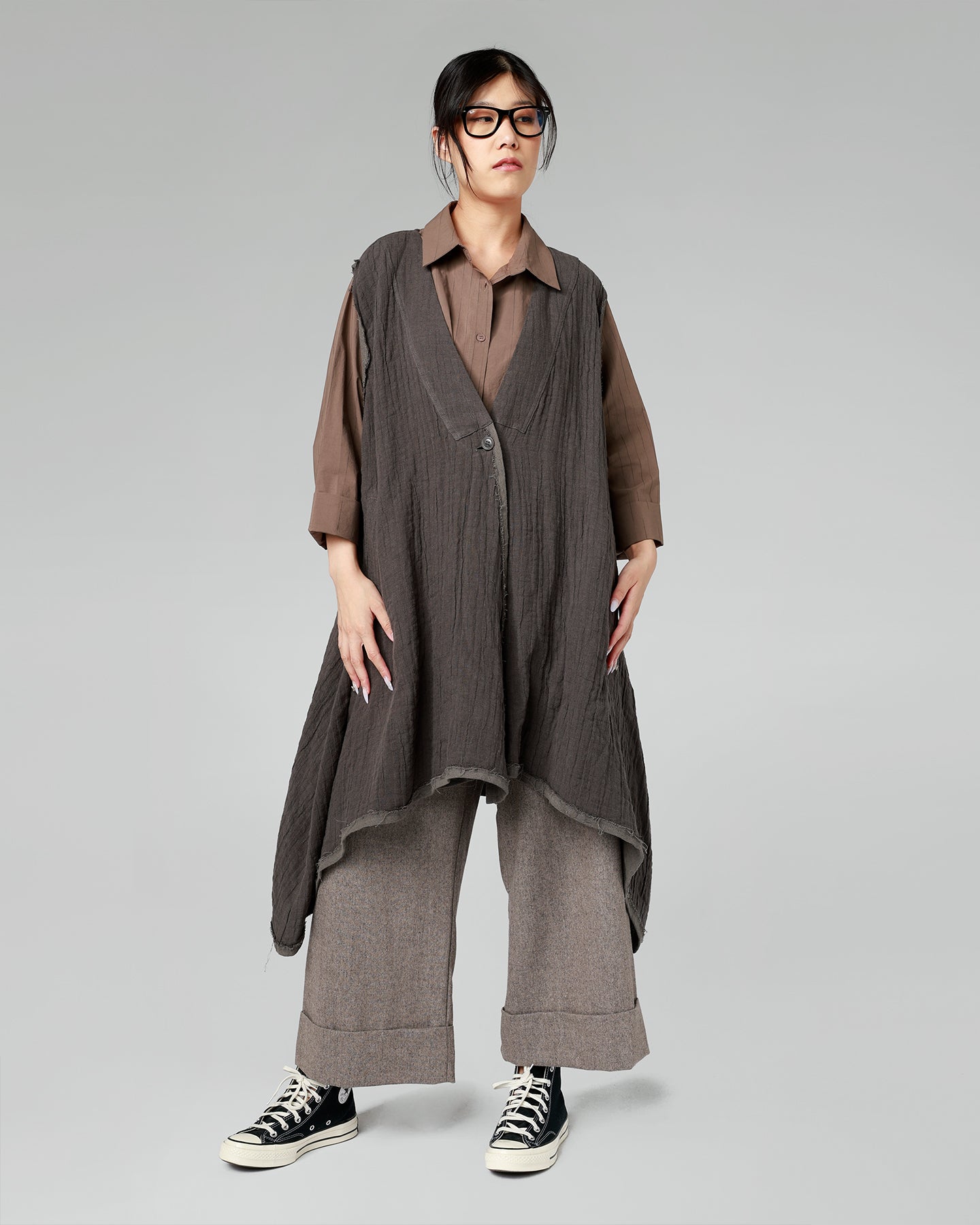 FRAYED VEST
