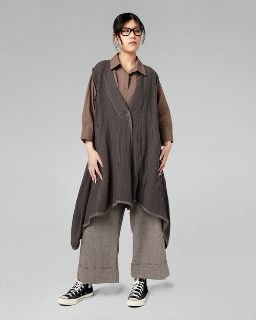 FRAYED VEST