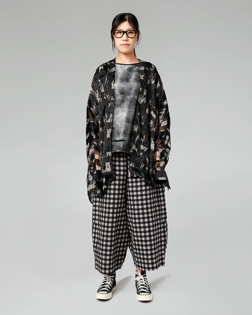 SEMI-SHEER OVERCOAT