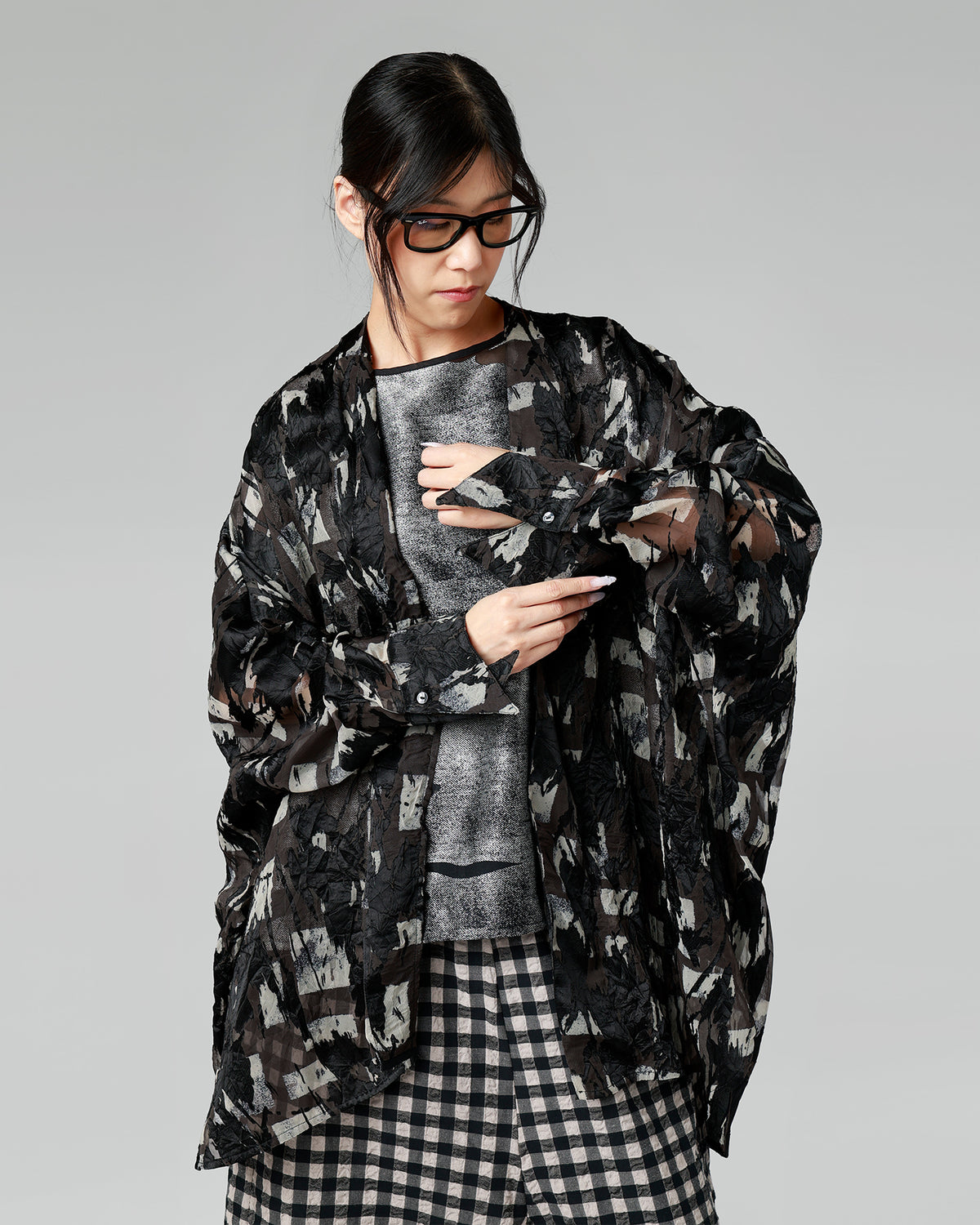 SEMI-SHEER OVERCOAT