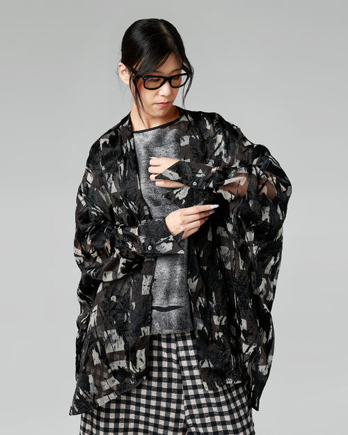 SEMI-SHEER OVERCOAT