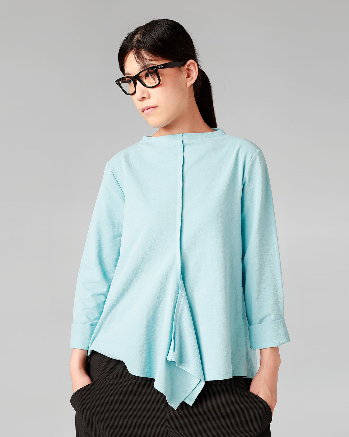 BLUSA EN ALGODON ELASTICO