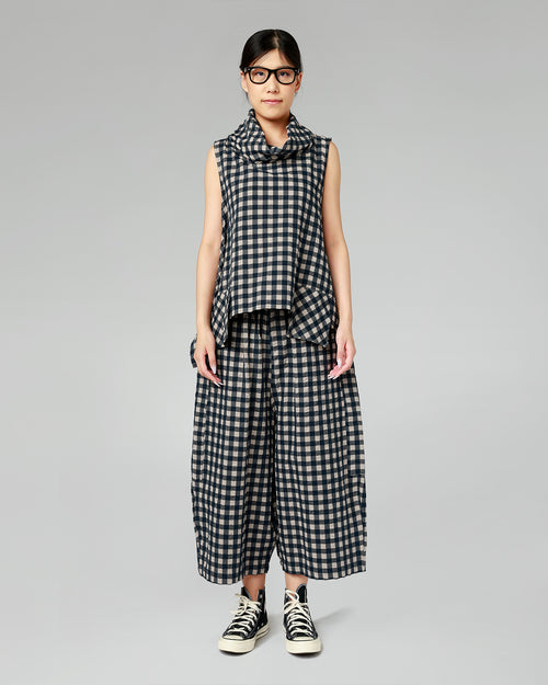 PANTALON À CARREAUX AVEC POCHES LATÉRALES