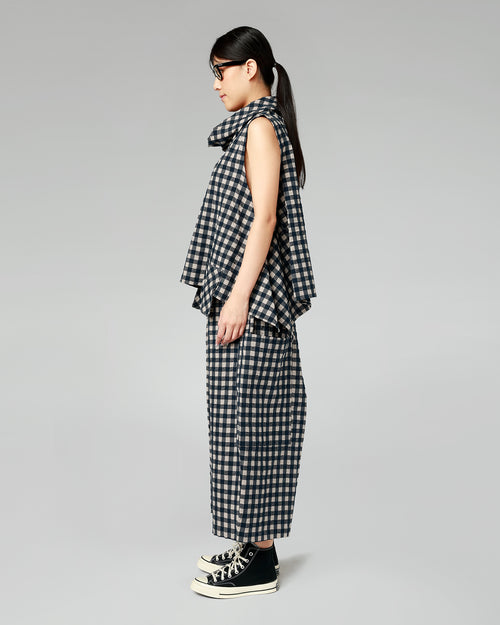 PANTALON À CARREAUX AVEC POCHES LATÉRALES