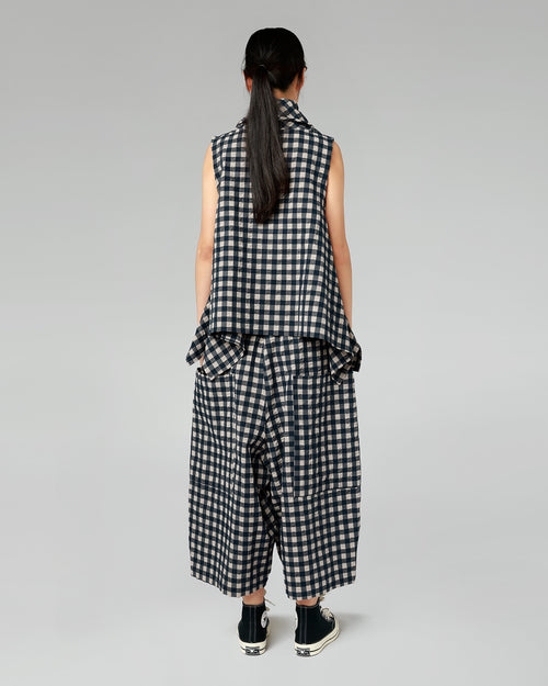 PANTALON À CARREAUX AVEC POCHES LATÉRALES
