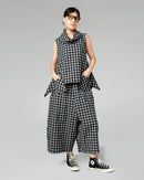 PANTALON À CARREAUX AVEC POCHES LATÉRALES