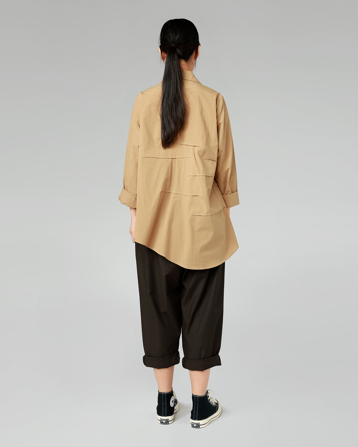 SHIRT WITH PLEATS