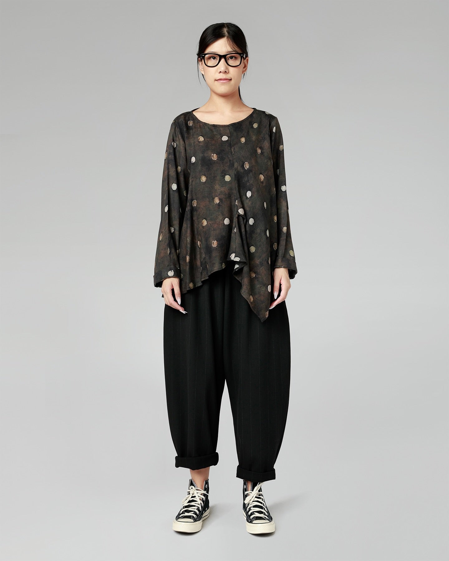 HERBSTBLUSE MIT GEPUNKTETEN PUNKTEN