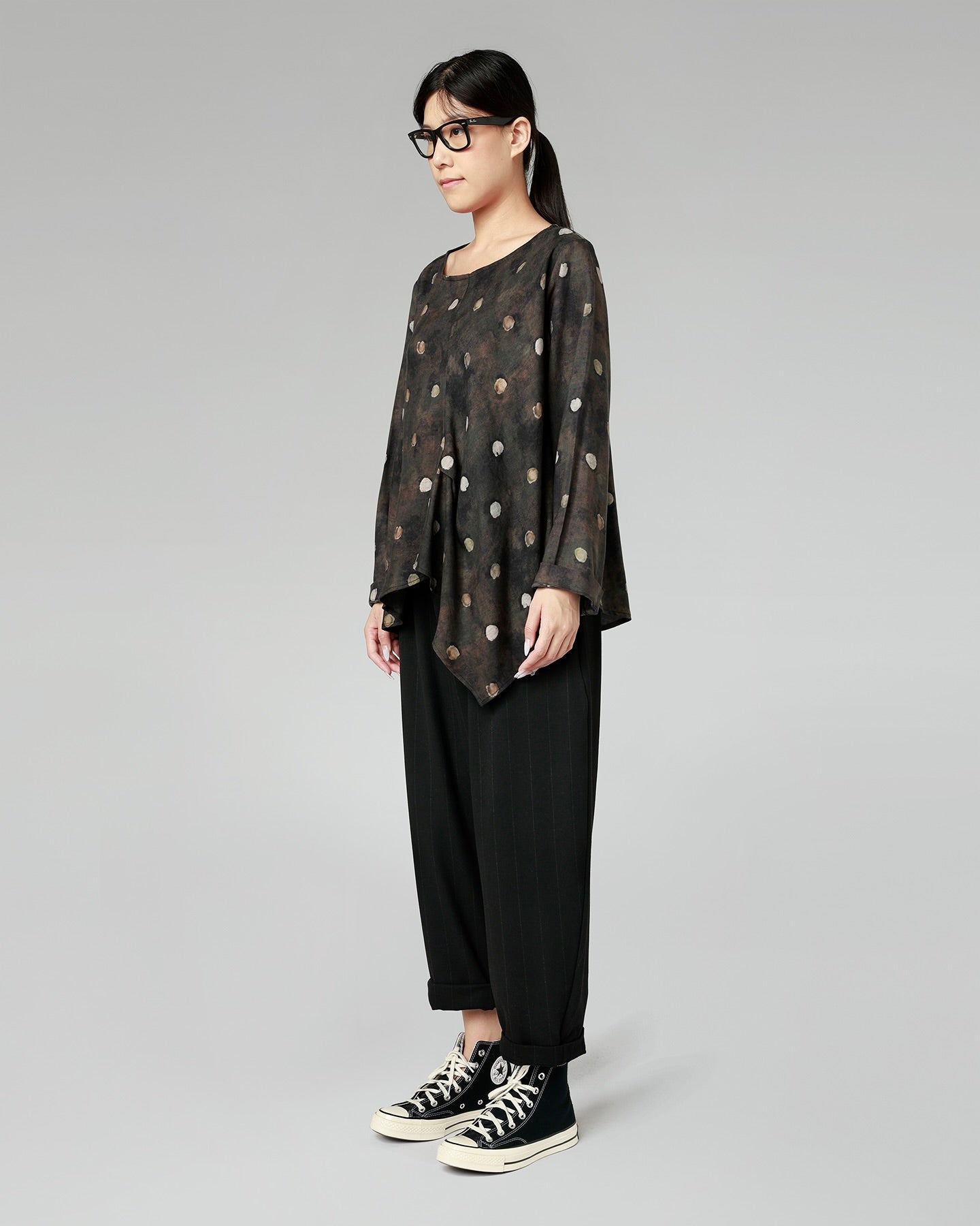 HERBSTBLUSE MIT GEPUNKTETEN PUNKTEN