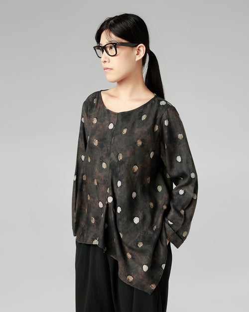HERBSTBLUSE MIT GEPUNKTETEN PUNKTEN