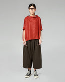BLOUSE IN HERRINGBONE FABRIC