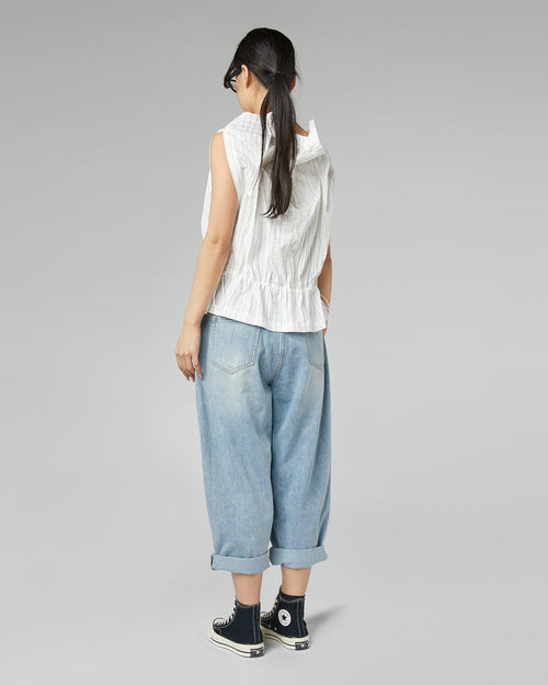 JEANS AVEC BRODERIE COQUELICOT