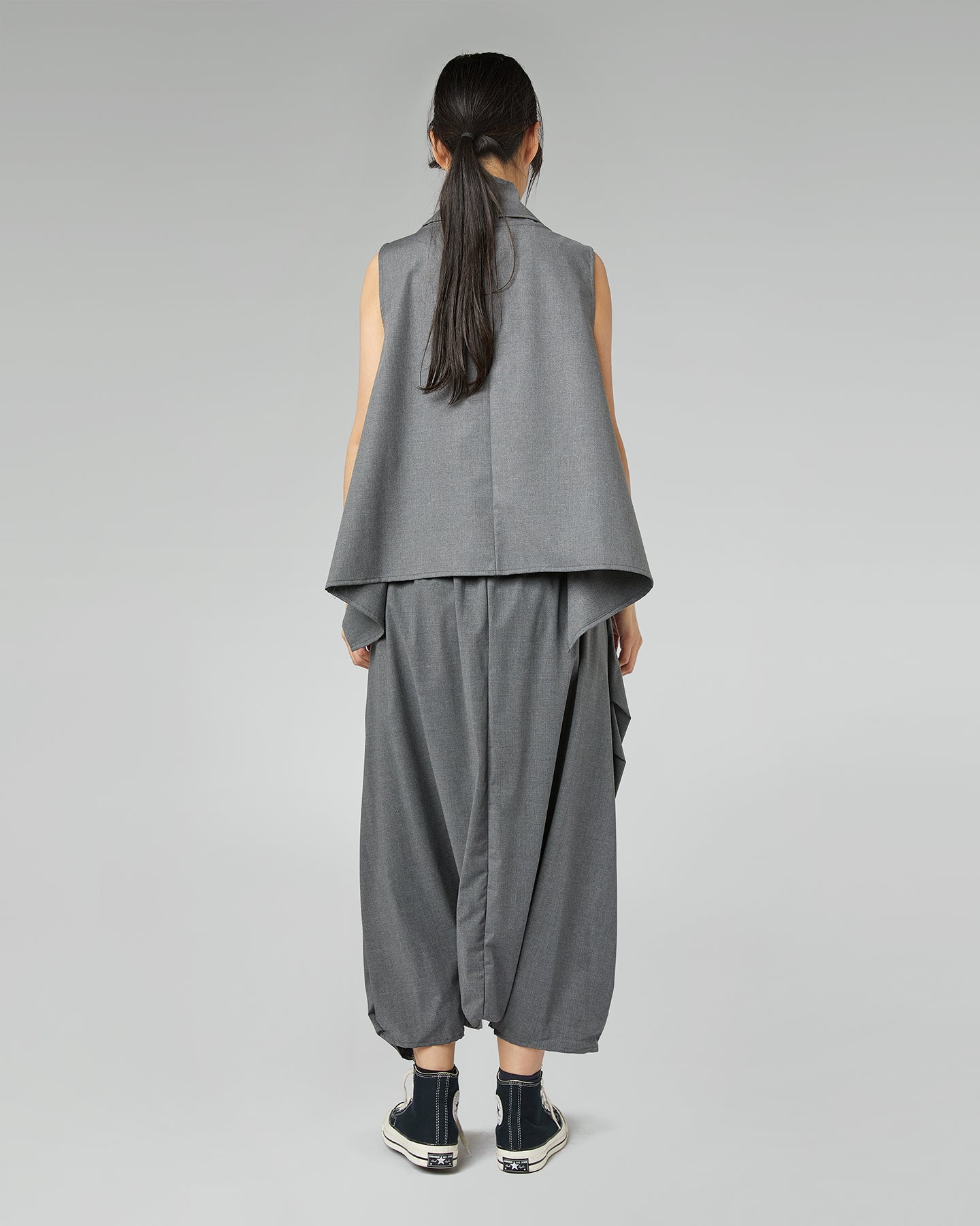 VEST WITH FRONTAL POCKETS BLUE