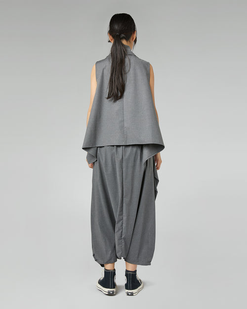 VEST WITH FRONTAL POCKETS BLUE