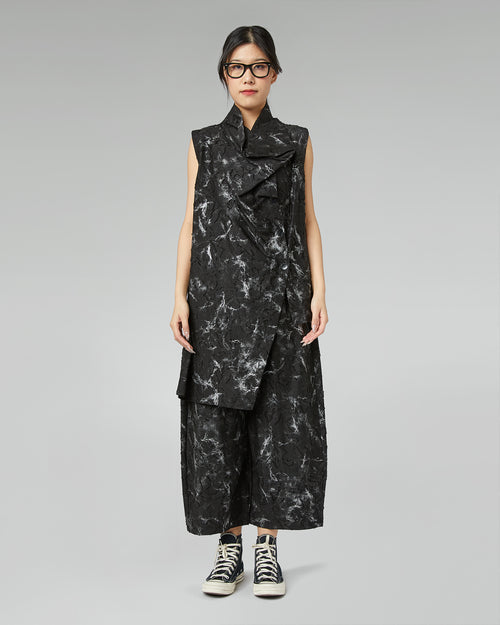 GILET STAMPA MARMORIZZATA