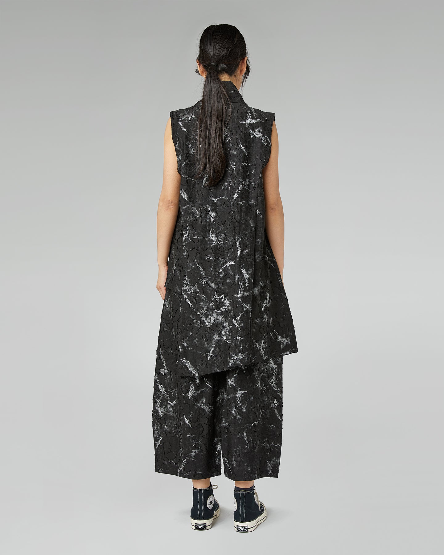 GILET STAMPA MARMORIZZATA
