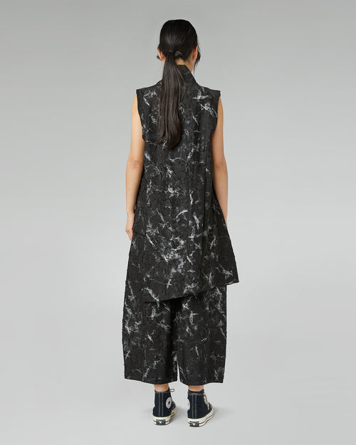 GILET STAMPA MARMORIZZATA