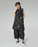 GILET STAMPA MARMORIZZATA