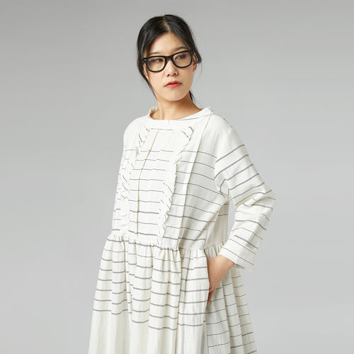 Robe rayée en coton pour femme | Gaudì Robe rayée en coton pour femme | Gaudì