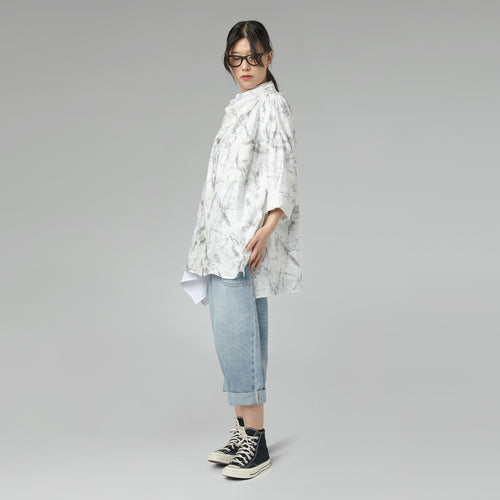 HEMD MIT MARMORDRUCK