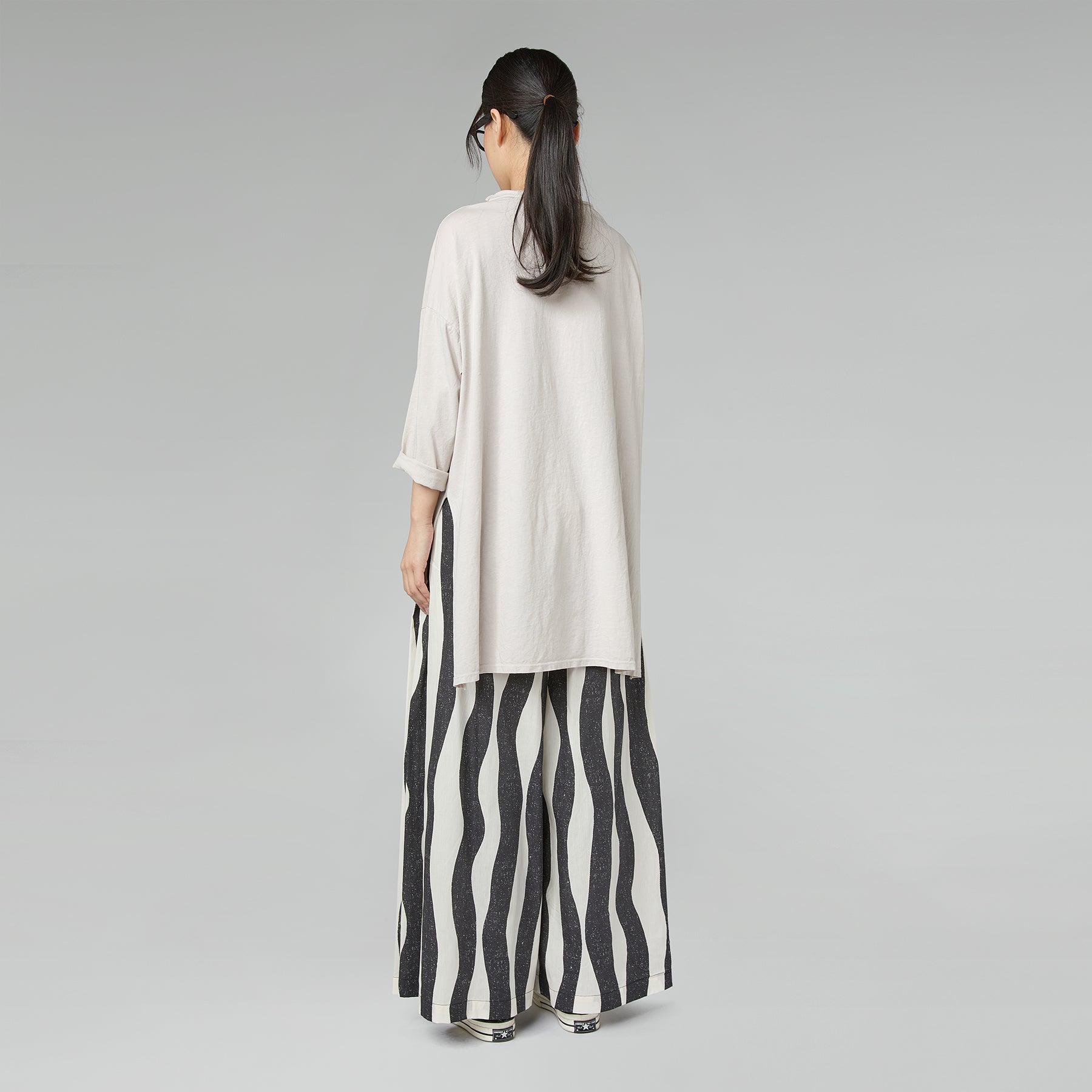 T-SHIRT WITH COLLAR BEIGE