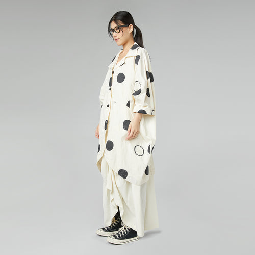 GIACCA KIMONO A POIS