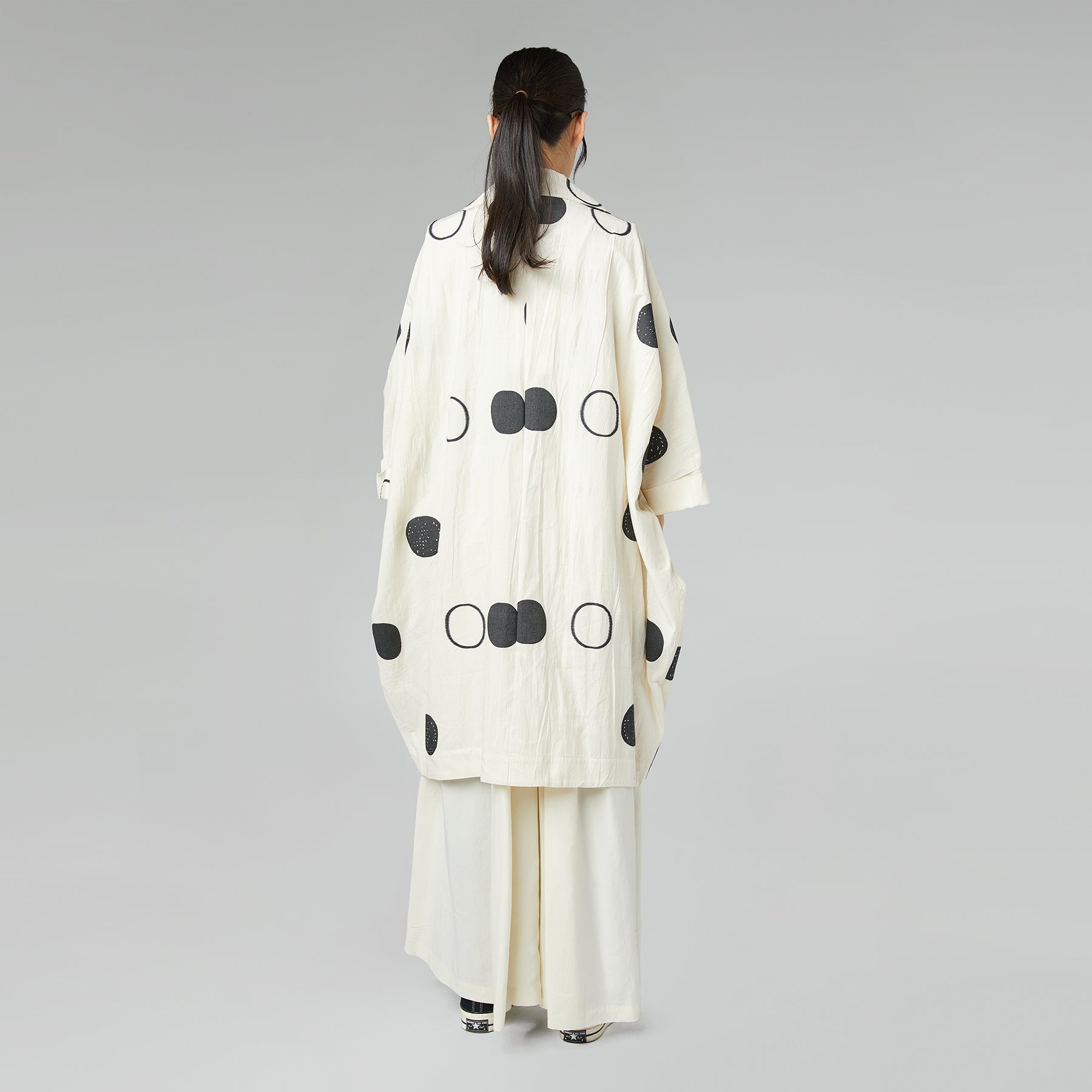 GIACCA KIMONO A POIS