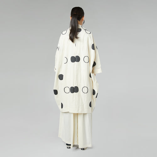 GIACCA KIMONO A POIS