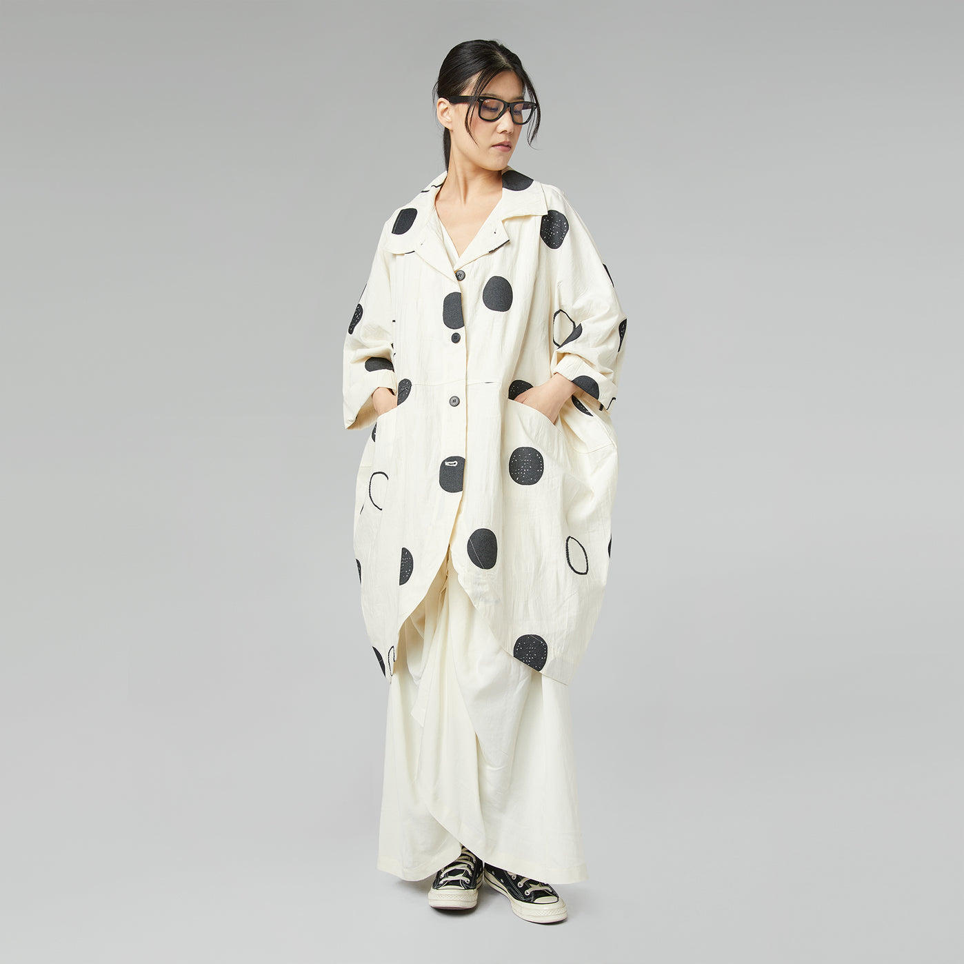 GEPUNKTETE KIMONOJACKE