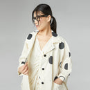 GIACCA KIMONO A POIS