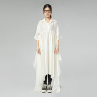 SEMI-SHEER CHEMISIER/DRESS