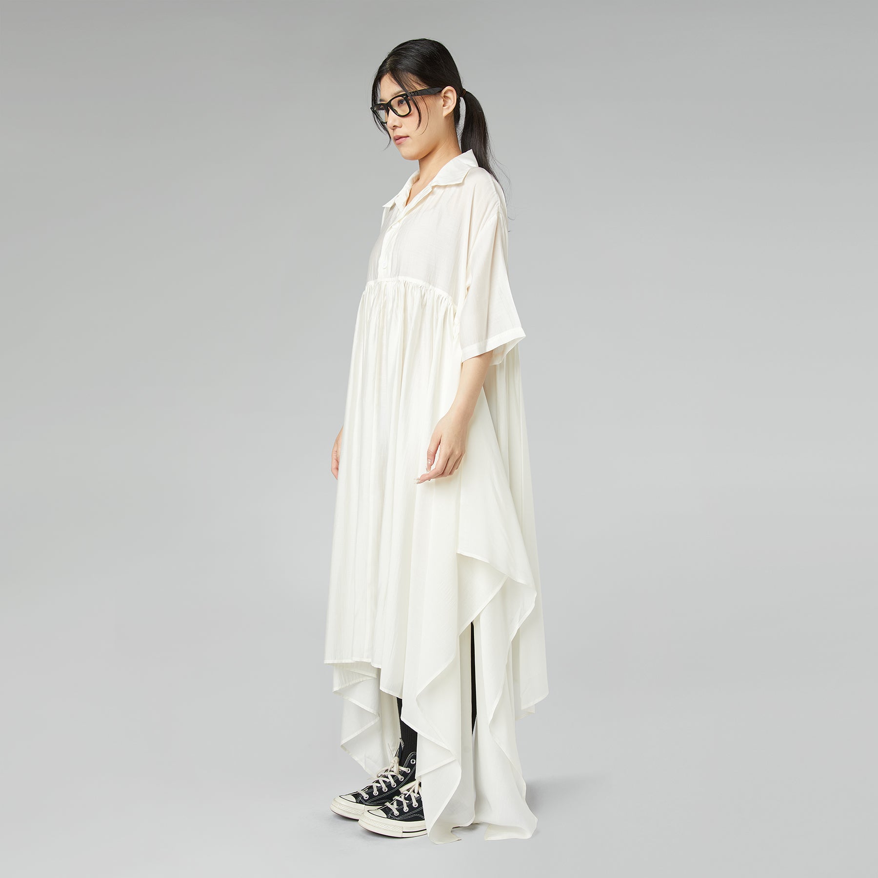SEMI-SHEER CHEMISIER/DRESS