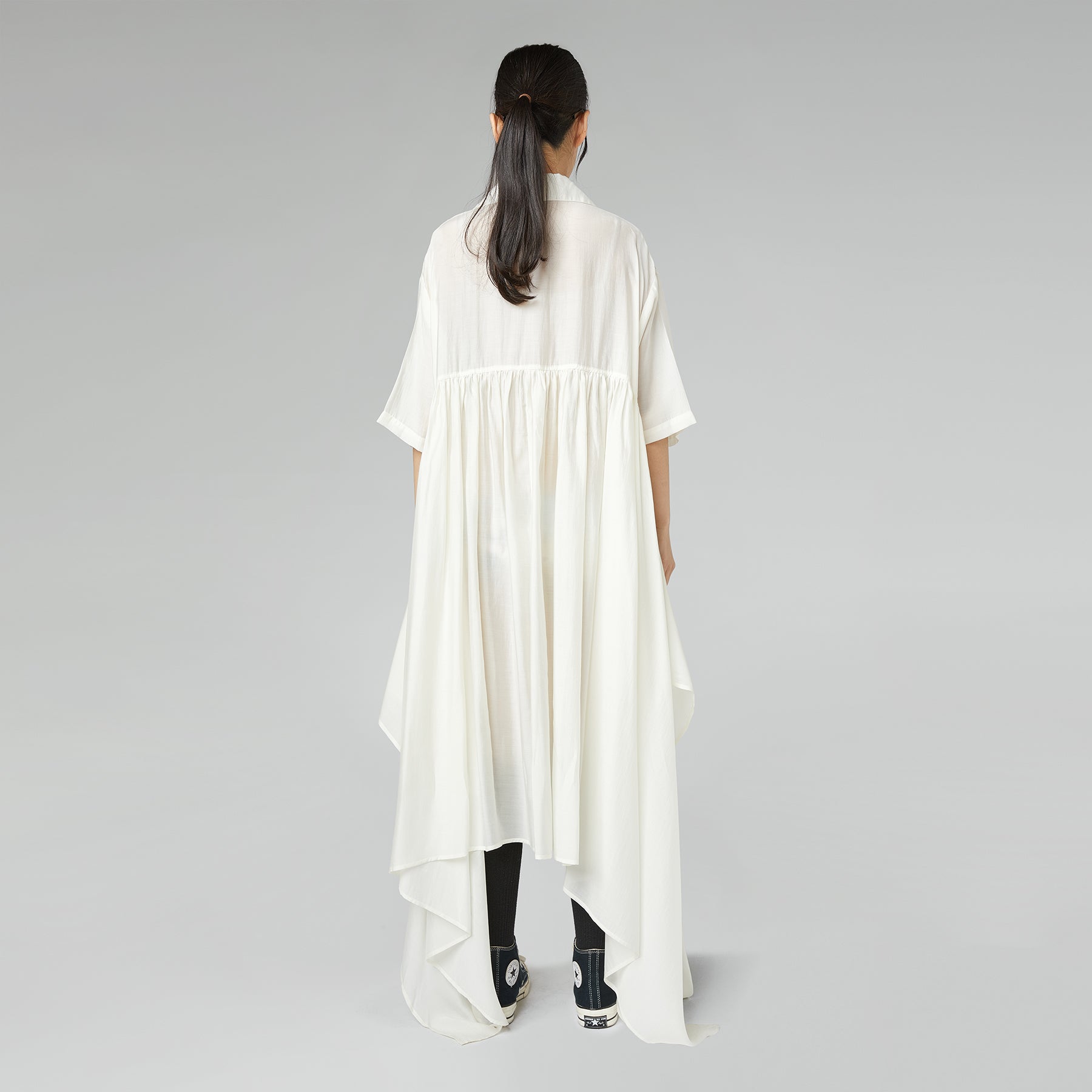 SEMI-SHEER CHEMISIER/DRESS