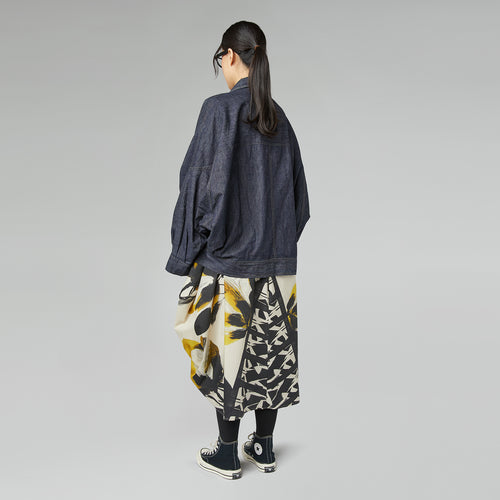 JEANSJACKE MIT FLEDERMAUSÄRMELN