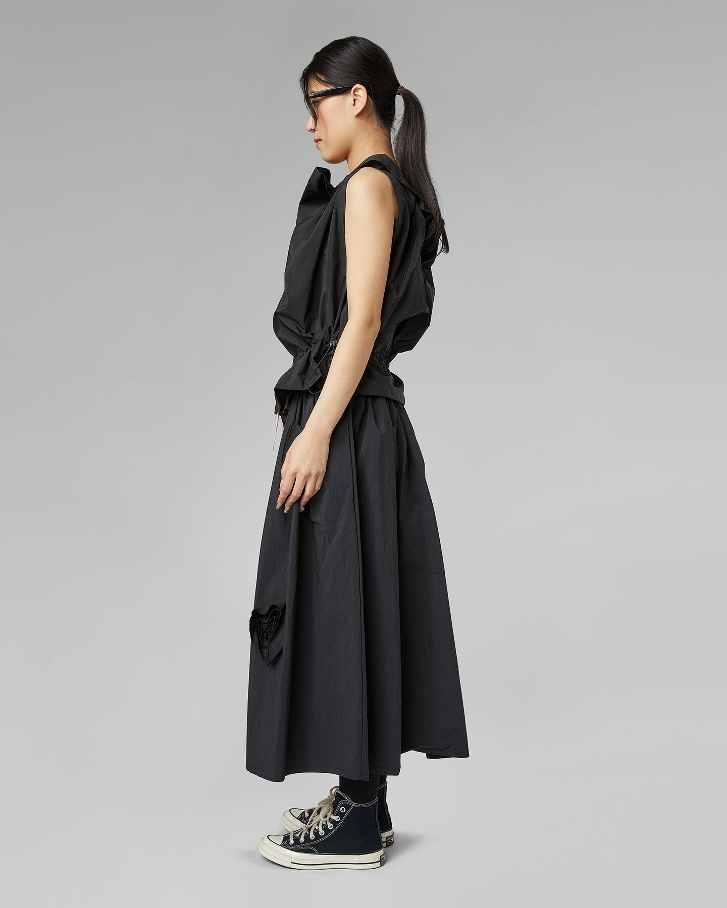 TOP WITH PLEATS