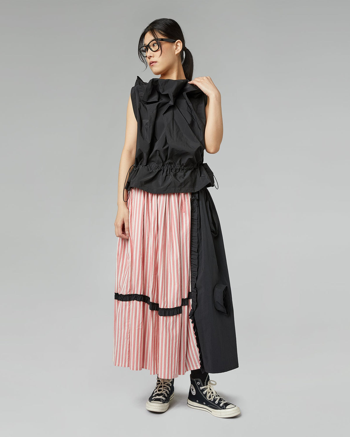 TOP WITH PLEATS