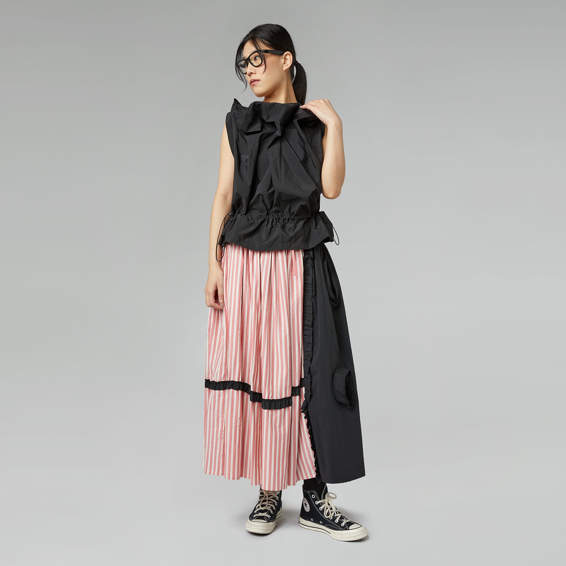 TOP WITH PLEATS