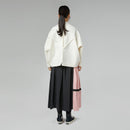 CROPPED JACKET IN NEOPRENE