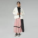 CROPPED JACKET IN NEOPRENE