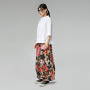 SPODNIE Z WZOREM PIWONII