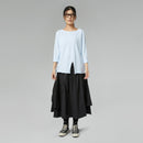 Rozkloszowana spódnica plisowana