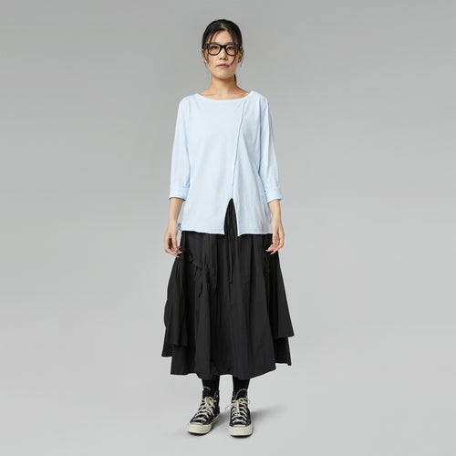 Rozkloszowana spódnica plisowana